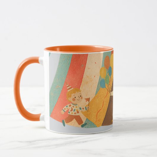 Retro Circus Mug Mok (Links)