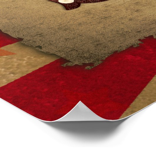 Retro Circus Poster Freak Show (Hoek)