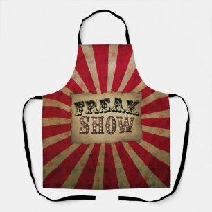 Retro Circus Poster Freak Show Schort