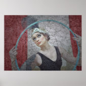 Retro Circus Preformer Poster (Voorkant)