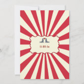 Retro Circus sparen de Datum aankondiging (Achterkant)