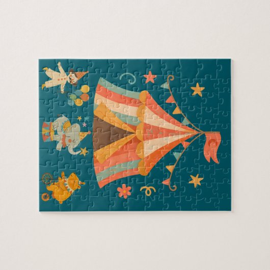 Retro Circus Storytime Legpuzzel (Horizontaal)