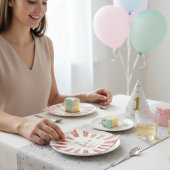 Retro Circus Theme Birthday Paper Napkins Servet