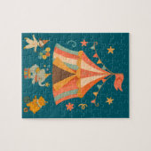 Retro Circus Voorleestijd Legpuzzel (Horizontaal)