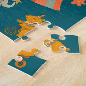Retro Circus Voorleestijd Legpuzzel (Zijkant)