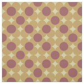 Retro Cirkel Bloem Patroon Stof (Swatch)