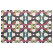 Retro cirkel knopen print stof (Fat Quarter)