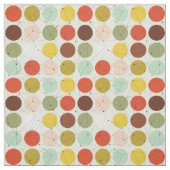 Retro cirkels 1970s patroon stof (Swatch)