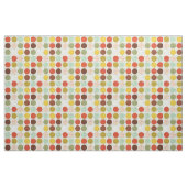 Retro cirkels 1970s patroon stof (Fat Quarter)
