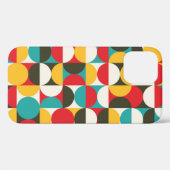 Retro Cirkels: Kleurrijke Hipster Patroon. Case-Mate iPhone Case (Achterkant (horizontaal))