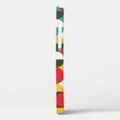 Retro Cirkels: Kleurrijke Hipster Patroon. Case-Mate iPhone Case (Achterkant / Links)