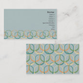 Retro-cirkels - zakelijk visitekaartje (Voorkant / Achterkant)