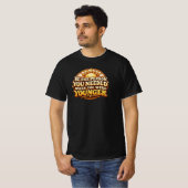Retro Citaat Inspirerende T-Shirt (Voorkant volledig)