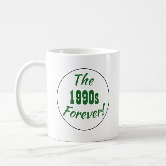 Retro citaat uit de jaren 90 koffiemok (Links)