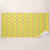 Retro Citrus Beach Towel Strandlaken (Voorkant)