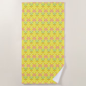 Retro Citrus Beach Towel Strandlaken (Voorkant)