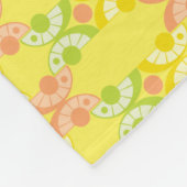 Retro Citrus Fleece Blanket (3 maten) (Hoek)