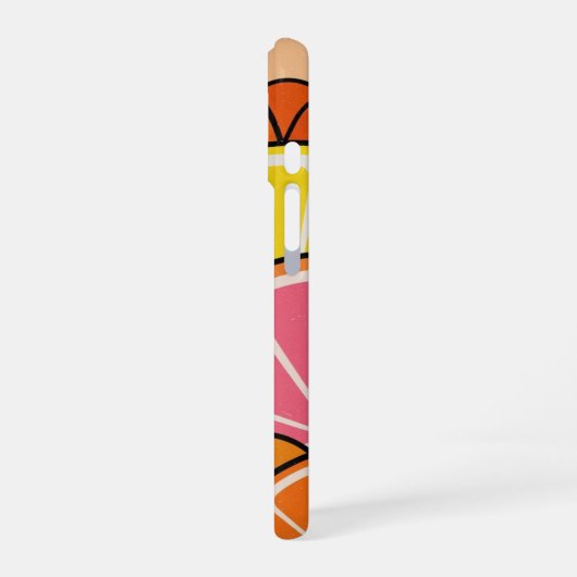 Retro Citrus Horizon iPhone 16 Hoesje (Linkerkant)