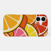 Retro Citrus Horizon iPhone 16 Hoesje (Achterkant horizontaal)