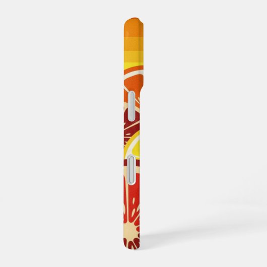 Retro Citrus Horizon iPhone 16 Hoesje (Rechterkant)