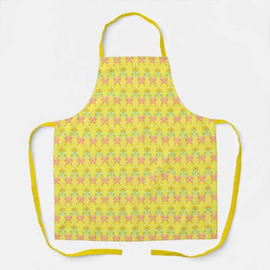 Retro Citrus Medium Apron Schort (Voorkant)