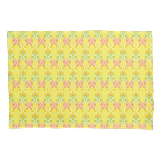 Retro Citrus Pillowcases (2 grootten) Kussensloop (Voorkant-Links)
