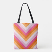 Retro Citrus Rush Tote Bag (Achterkant)