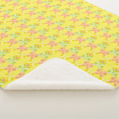 Retro Citrus Sherpa Blanket (3 maten) Deken (3/4)