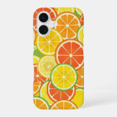 Retro Citrus Slice iPhone 16 Hoesje (Achterkant)