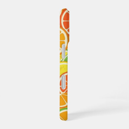 Retro Citrus Slice iPhone 16 Hoesje (Rechterkant)