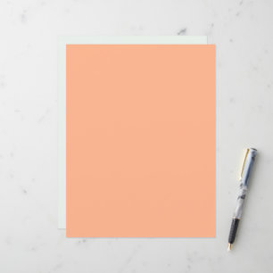 Retro Citrus Zonsondergang op Zee Solid Scrapbook 