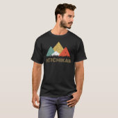 Retro City of Ketchikan Mountain Shirt (Voorkant volledig)