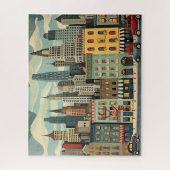Retro City Street Art Legpuzzel (Verticaal)