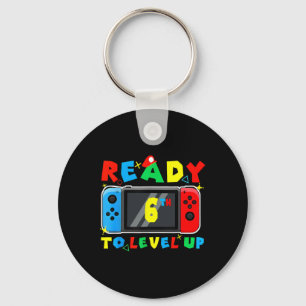 Retro Ck Terug naar school 6e klaar om te levelen  Sleutelhanger