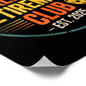 Retro Ckleball Retirement Club Apparel Retro Vinta Poster (Hoek)