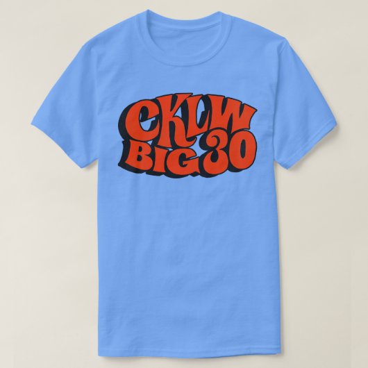 Retro CKLW 800 Windsor Radio Station T-shirt (Design voorkant)