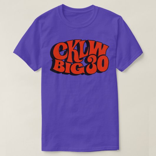 Retro CKLW 800 Windsor Radio Station T-shirt (Design voorkant)