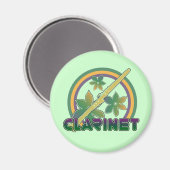 Retro Clarinet Magneet (Voorkant / Achterkant)