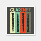 Retro Clarinet Servet (Voorkant)