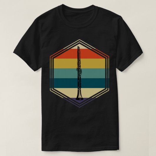 Retro Clarinet T-shirt (Design voorkant)