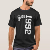 Retro Class of 1992 Senior High School Reunion Vin T-shirt (Voorkant)