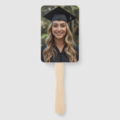 Retro Class of Congrats Graduation Photo  Handwaaier (Achterkant)