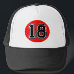 Retro Classic 18th Birthday Party Trucker Hat Trucker Pet<br><div class="desc">Klassieke 18e verjaardag Trucker Hat voor uw zoon of dochter die 18 jaar oud wordt</div>
