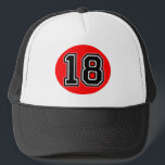 Retro Classic 18th Birthday Party Trucker Hat Trucker Pet<br><div class="desc">Klassieke 18e verjaardag Trucker Hat voor uw zoon of dochter die 18 jaar oud wordt</div>