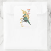 Retro Classic Cadeau Labels Sticker (Tas)