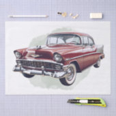 Retro Classic Car Decoupage Tissuepapier (Craft)