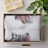 Retro Classic Car Decoupage Tissuepapier (Geschenk)
