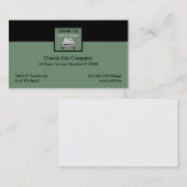 Retro Classic Car Garage Visitekaartjes (Voorkant / Achterkant)