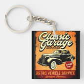RETRO | CLASSIC GARAGE | SLEUTELHANGER (Voorkant)