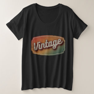 RETRO CLASSIC GIFT GROTE MAAT T-SHIRT